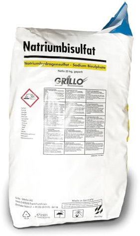 Grillo 25 kg Natriumbisulfat pH-Minus Granulat pH-Wert Senker pH-Regulierung Pool DIN19643