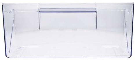 ensipart Gemüseschublade für Kühlschrank kompatibel mit ZANUSSI 2647021076 transparente Schale für Kühlschrank