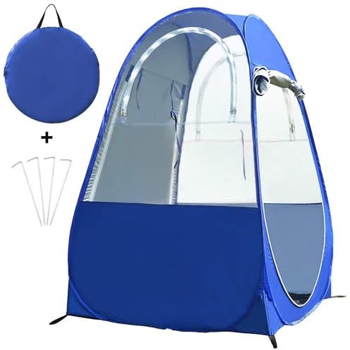 Sports Pop Up Tent, Single Person Portable Outdoor Fishing Weather Shade Pods Shelter, with Storage Bag for Camping Biking Toilet Beach Changing