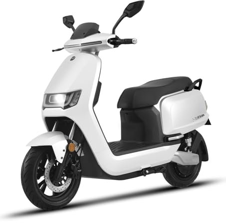 Elektroroller Robo, 45 km/h, 60 km Reichweite ein herausnehmbarer Lithium-Akku 72V/20Ah E-Roller, Elektro Roller, E-Roller mit Straßenzulassung, E-Roller kaufen, Weiß