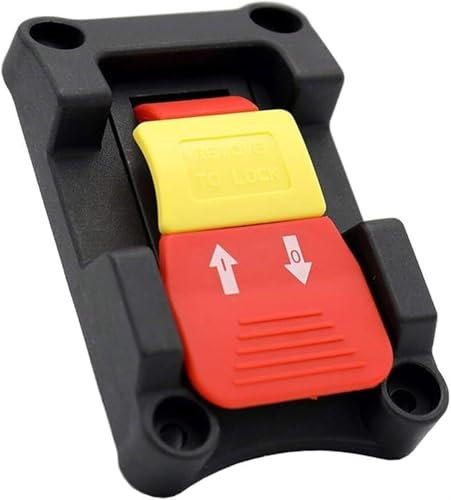 Ein-/Aus-Maschinenschalter, Killerfrequenzschalter, Ein-/Aus-Start-Stopp, einphasiger Ein-/Aus-Schalter, TY-Verriegelungsschalter HY18-32 4-polig 125V 20A 2 PS DPDT Ein-/Aus-Druckknopf-Schlüsselschalt