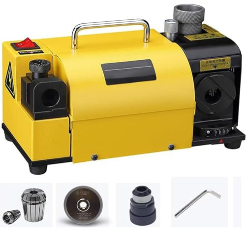 YXZQLOZ Drill bit sharpener, drill bit sharpener, electric multifunctional tool sharpener, chisel drill bit sharpener, drill bit sharpener 3-20 mm, (13A)