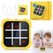 Tic-TAC Toe Electrónico, Tres en Raya Electronico, Consola de Juegos Viaje Portátil Tic-TAC Toe Portátil, Juego de Reacción y Cerebro para Niños y Adultos, Juego de Viaje Recargable para 1-4 Personas