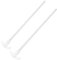 Milisten 2 Pcs Ptfe Mixing Sticks for Liquid Resin Laboratory Stirring Paddles Chemical Resistance High Temperature Stability White Cleanliness Tools for Efficient Mixing