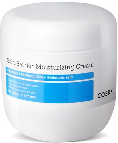COSRX Skin Barrier Moisturizing Body Cream | 100-Hour Hydration For Dry to Extremely Dry Skin, with Ceramide & Hyaluronic Acid | Unscented, Non-Greasy | Mothers day gift, 15.2 fl oz, Korean Skin Care