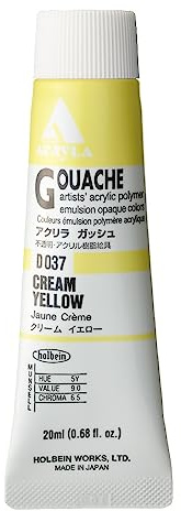 Holbein Acryla Gouache Cream Yellow (A) 20ml