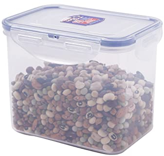 LocknLock CLASSIC Frischhaltedose | 1 L | 15 x 10,9 x 11,7 cm | 100 % luft- und wasserdichte Vorratsdose | Spülmaschinen-, und Mikrowellengeeignet | BPA-Frei | 4-fach Sicherheits-Verschluss