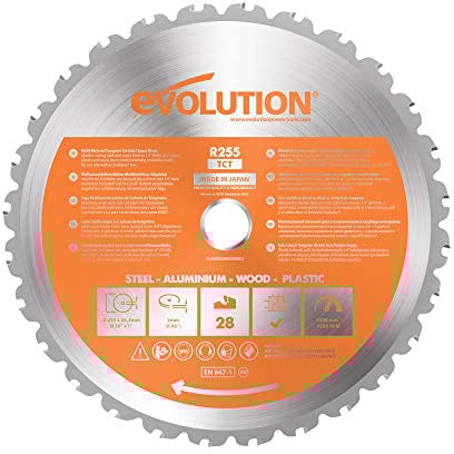Evolution Power Tools RAGE255Blade Mehrzweck-Schneidmesser für RAGE3, 25,4 cm