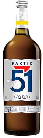 PASTIS 51 Apéritif anisé Pastis de Marseille - 45%, 450cl