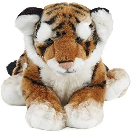 Living Nature Stofftier - Tigerjunges (25cm), Unbekannt, Rotorange mit Schwarzen Streifen