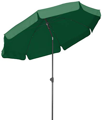 Schneider 753-11 Sonnenschirm Aquila, grün, 200 cm rund, Gestell Stahl, Bespannung Polyester, 4.6 kg