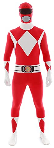 Morphsuits - Mlprrl - Original Power Rangers Pour Hauteur 165-180 Cm - Rouge - Taille L