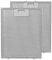 SPARES2GO Metal Mesh Filter for Candy Cooker Hood/Kitchen Extractor Fan Vent (Pack of 2 Filters, Silver, 300 x 240 mm)