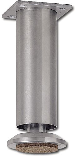 SIMAUSROM 3113120 Dekorfuß Fuß ø 35 mm, Länge 120 mm, Edelstahl gebürstet