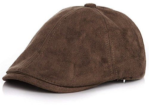 Kuyou Gatsby Mütze Kinder Baskenmütze Baby Kids Kapppe Hüte (Braun)