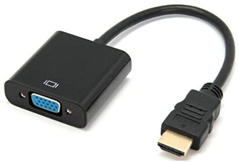 Ilovemyphone Cable Adaptador CONVERSOR DE HDMI Macho A VGA Hembra 1080p Negro - Todotumovil
