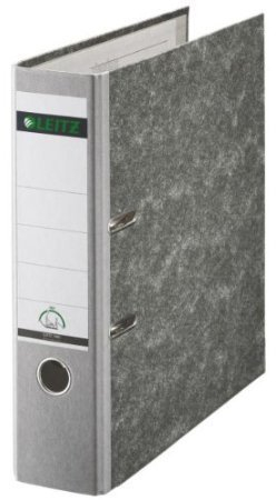 10er Pack Leitz 1080 Qualitäts-Ordner breit, mit patentierter 180º-Präzisionsmechanik grau
