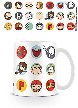 Harry Potter - Kawaii Circles, Multicolore, 11 oz/315 ml Mug