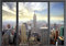 decomonkey Fototapete selbstklebend New York 3d Effekt 343x256 cm XL Selbstklebende Tapeten Wand Fototapeten Tapete Wandtapete klebend Klebefolie City Stadt 3d Effektblick