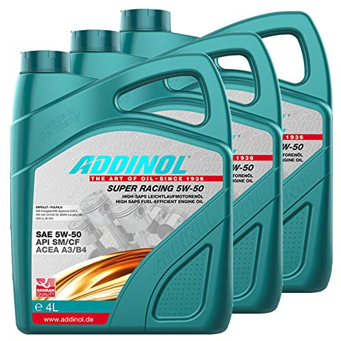 Addinol 3X Motoröl Motorenöl Motor Motoren Motor Oil Engine Oil Benzin Diesel Super Racing 5W-50 4L 72313625