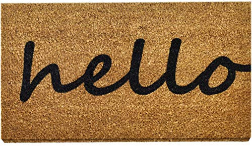 NINAMAR Door Mat Hello Natural Coir - 75 x 45 cm
