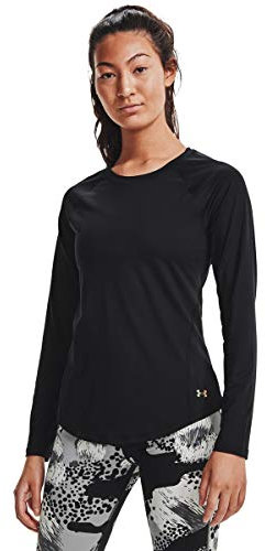 Under Armour Women's Ua Rush Ls Long Sleeves, Black, S