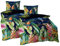 JACK by Kaeppel 4tlg. Mako Satin Digitaldruck Bettwäsche Tropical Galaxy Dschungel Papagei Bunt Regenwald, Größe:4 TLG. 135x200cm