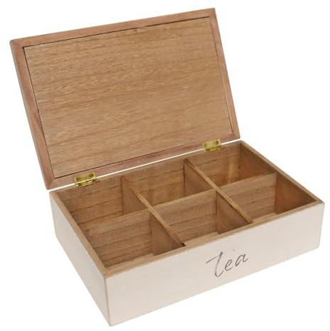 Sifcon Wooden House Design Tea Bag Box