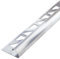 Dalsys Fliesenschiene Viertelkreisprofil Edelstahl Gebürstet 2,5m x 12,5mm, Rundprofil Halbrundprofil Fliesenprofil