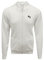 Style Moda Mens Classic Premium Bowling V-Neck Bowling Lawn White Knitted Jumper Vest Zipper S-5XL (Zipper M)