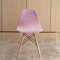 Highdi Housses de Chaise de Salle à Manger Scandinaves, Housse de Chaise en Velours Extensible Luxe, Couverture de Chaise sans Accoudoirs pour Cuisine, Salon, Bureau (Rose,1 Piece)