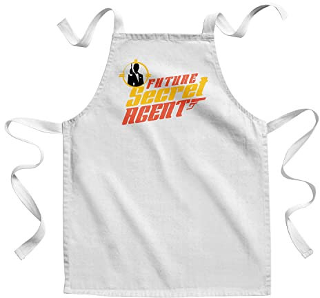 Fabulous Kinderküchenschürze - Malen Future Secret Agent Geheimagent Beruf Film Helden - Premium Qualität