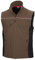 Nitras Motion Tex Light Softshellweste, braun/schwarz Softshell-Material mit wasser- und windabweisenden, sportliches Design, Regular Fit (DE/NL/SE/PL, Alphanumerisch, XL, Regular, Regular, braun)