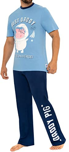 Peppa Pig Pyjamas Mens Daddy Pig PJS