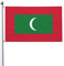 Flagge der Malediven, 90 x 150 cm, Polyester – langlebige dekorative Flaggen für den Außenbereich