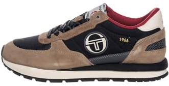 Sergio Tacchini VENEZIA Herren Sneaker Schnürschuh Herrenschuh Schnürer Schuhe für Herren TERRA BLACK (0865) Gr. 44