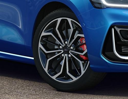 Original Ford Focus 2019-2022 und Ford Mondeo 2019-2022 Leichtmetallrad 18 5 x 2-Speichen-Design, Absolute Black