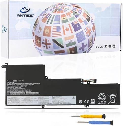ANTIEE L19C4PF4 L19M4PF4 Laptop Akku für Lenovo Ideapad Yoga Slim 7 14 7-14IIL05 7-14ARE05 7-14ITL05 7-14ARE Series 5B10W65273 5B10W65297 5B10W652297 76 5B10W65282 5B10W65284 5B10W65291 L19D4PF4