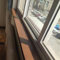 Fensterbank Fenstersimsabdeckung mit Holzmaserung – Zuschneidbare Fenstereinfassung, wasserfest – 4/5/6/7/8/9/10 Zoll breite Fensterbankkante – Kantenschutz für Fensterbank, Erkerfenster ( Color : A 1