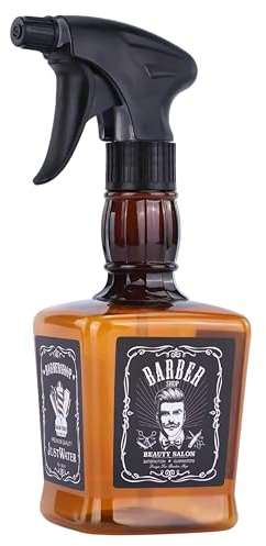 VAIN 650ml Continuous Mist Spray Bottle for Plants, Hair, Cleaning, Water Bottle Sprayer for Hair Salon Plants Cleaning Barber Face Moist Hairdressing ironing Gardening and Plant Pet (Brown)