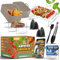 KNUSPERLIEBE® Ninja - Lot de 12 accessoires de friteuse à air chaud - Pour Airfryer, Ninja Foodi AF300, AF400, AF451, Double Stack 7,6 L-9,5 L et Dual Zone Air Fryer, sans BPA - Accessoires Air Fryer