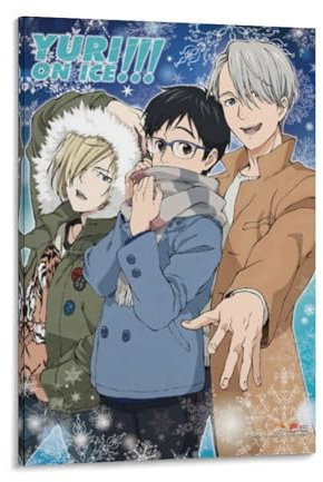 BOJIE Anime-Poster Yuri on Ice (32) auf Leinwand, Wandkunst, Poster, dekorativ, moderner Druck, Bild, Kunstwerke, Poster, 20 x 30 cm
