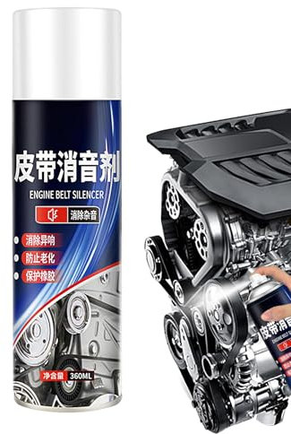 Automotive Belt Dressing Spray, Belt Conditioner, Car Engine Belt Silencer Spray - Belt Lubricant with Squeaky Belt Noise Cancelling Spray