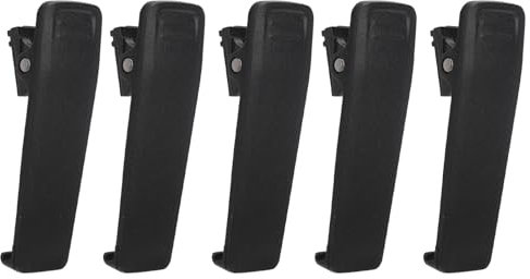 5Pcs Radio Belt Clip, ABS Replacement Radio Clips for IC-705 ID-52E ID-51E ID-31E IP-503H, and BP-307/BP-290/BP-294 Battery