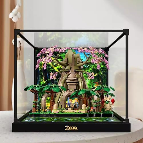 Acryl-Vitrine für Lego 77092 Deku Baum, staubdichte Box, Aufbewahrungsbox, transparente Box, Displaybox, kompatibel mit Lego 77092 (nur Hülle, kein Modell (lackiert)