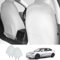 Ywooon Rücksitze Trittschutz Trittmatten für Tesla Model Y 3 S X, Kinder Seat Kick Protector Sitzschoner Kindersitz Rückenlehne Sitzbezug, Weiß