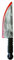 Halloween Scary Prank Props, Realistic Bloody Knives Machete Cleaver & Pitchfork Party Supplies Tricksters Horror Prank Toy Fancy Dress Up Costume Party Accessory, Bloody Splatter Knife
