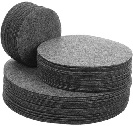 Alipis Protectores De Fieltro Para Ollas y Sartenes Redondos 5, 7.5 y 10 144 Unidades Suaves Separadores De Platos Resistentes Para Vajilla y Utensilios De Cocina Almacenamiento