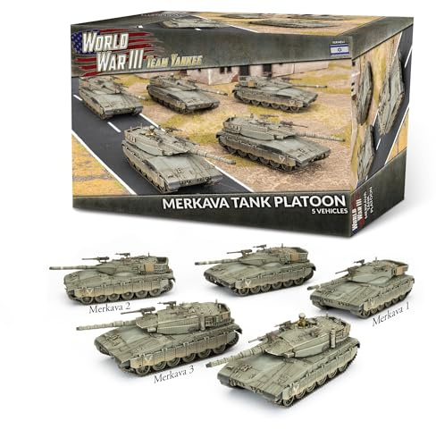 Flames of War - Team Yanke - Merkava 3 Tank Platoon