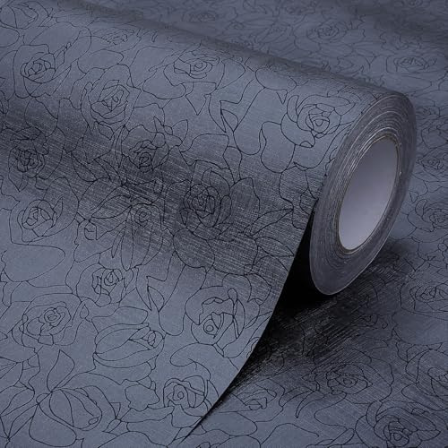 Fensterfolie Blickdicht Schwarz, Lichtdichte Selbstklebende Fensterverdunkelungsfolie, Lichtreduzierende Folie Klebefolie Blickdicht, Geeignet für Badezimmer Schlafzimmer 45CMx200CM